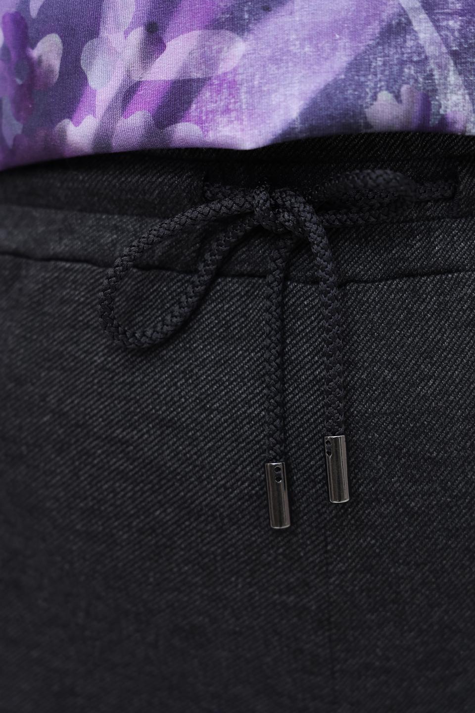 Брюки Frapp серые с поясом