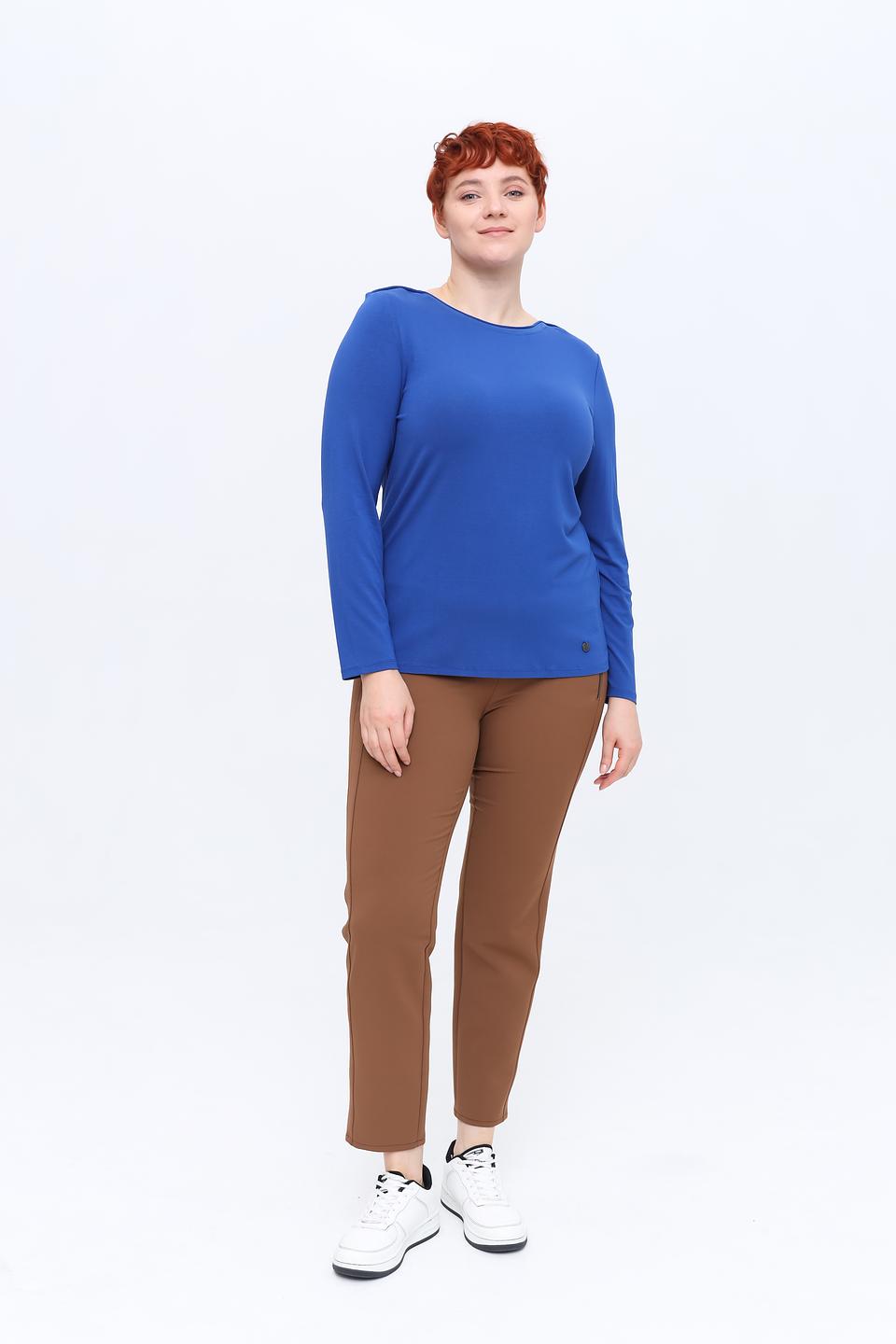 Лонгслив Lebek синий