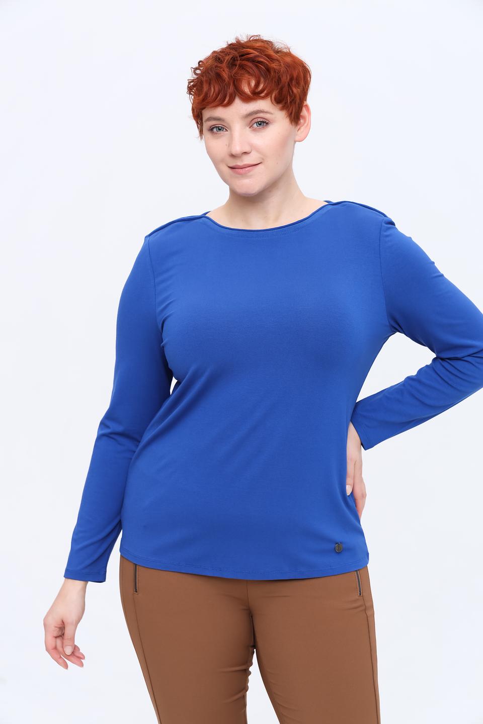 Лонгслив Lebek синий