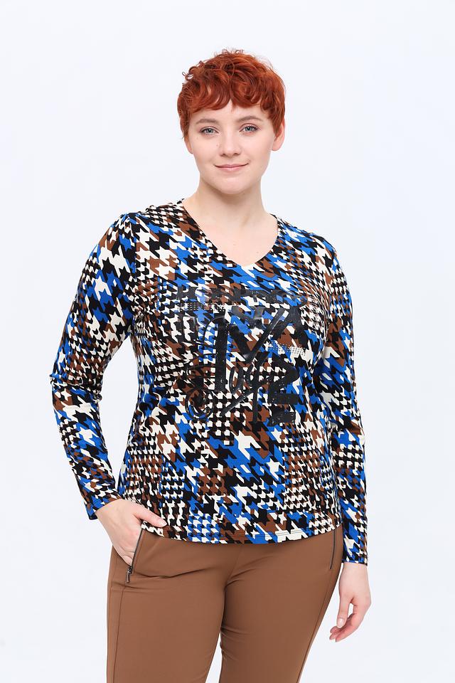 Лонгслив Lebek с принтом