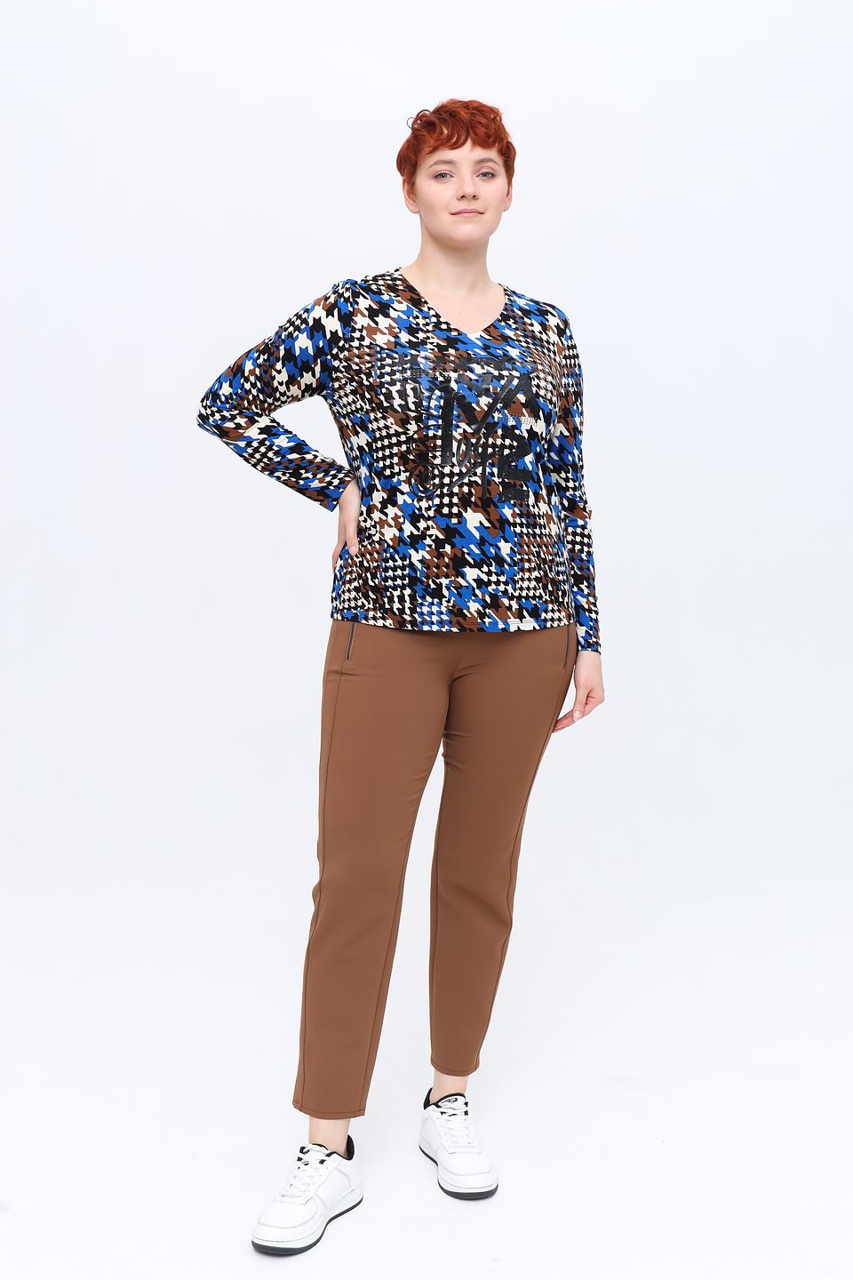 Лонгслив Lebek с принтом