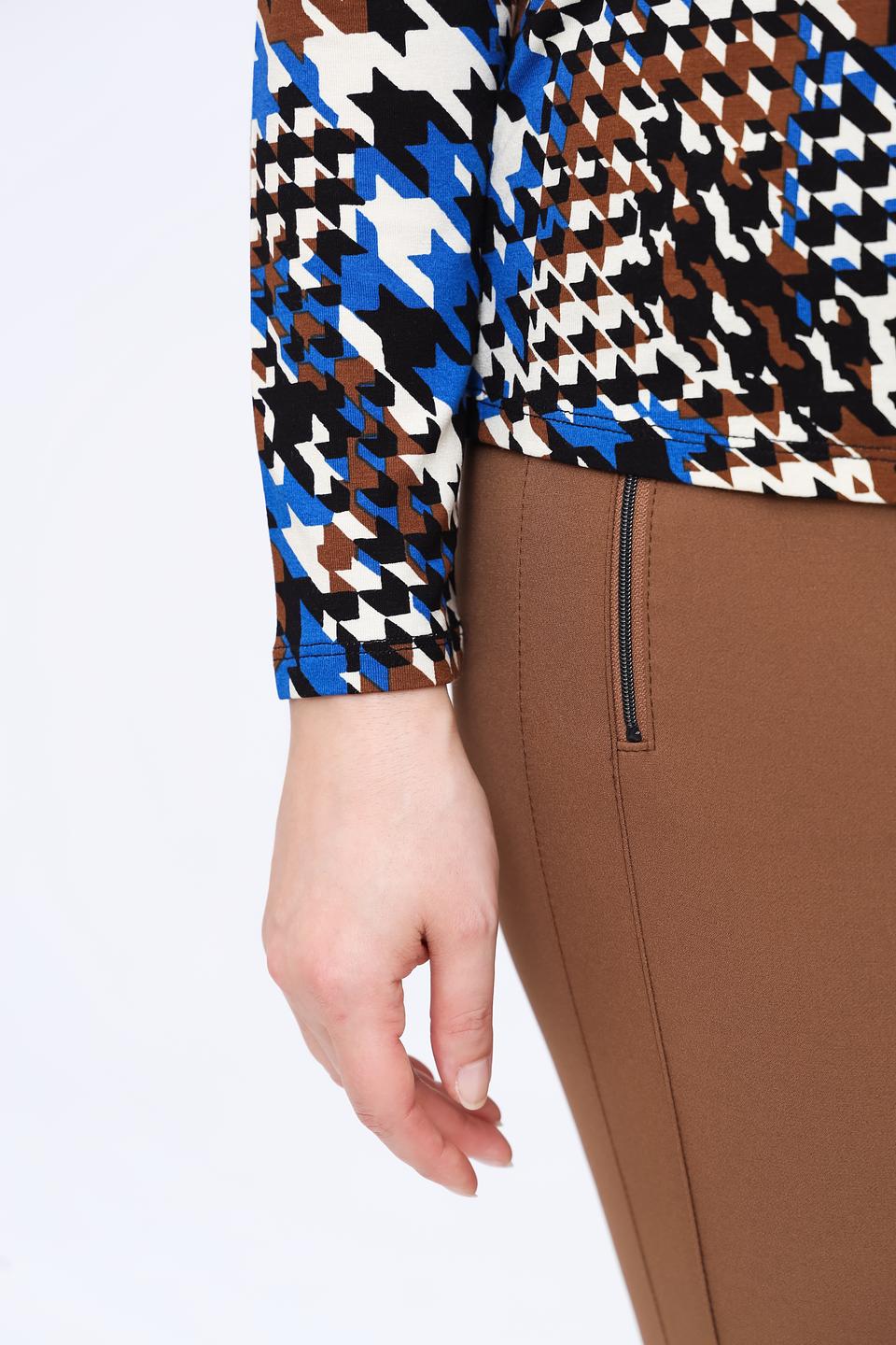 Лонгслив Lebek с принтом