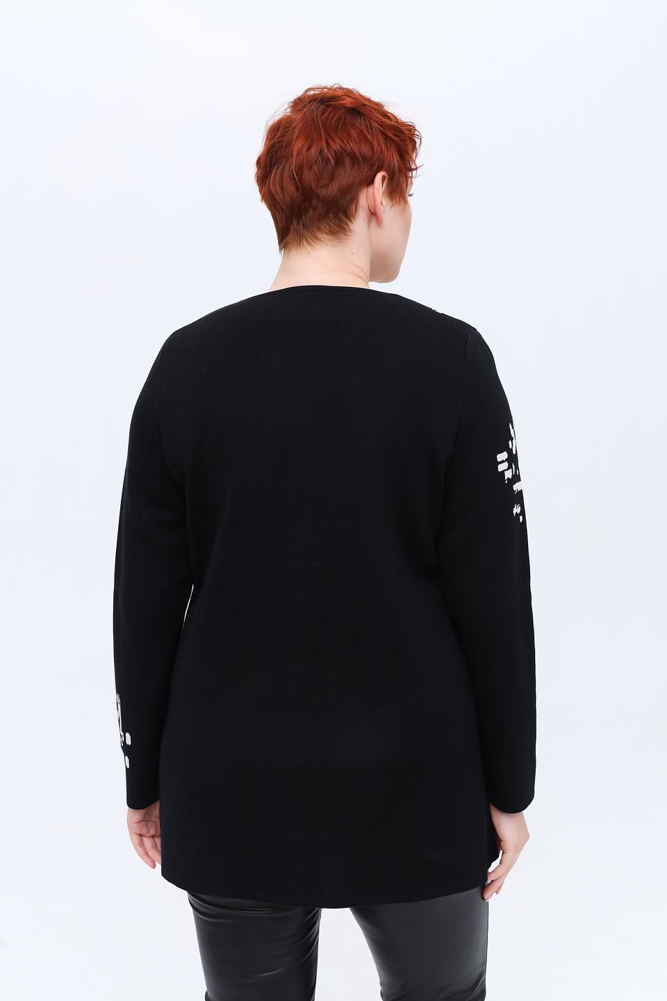 Жакет Rabe collection с принтом чёрный