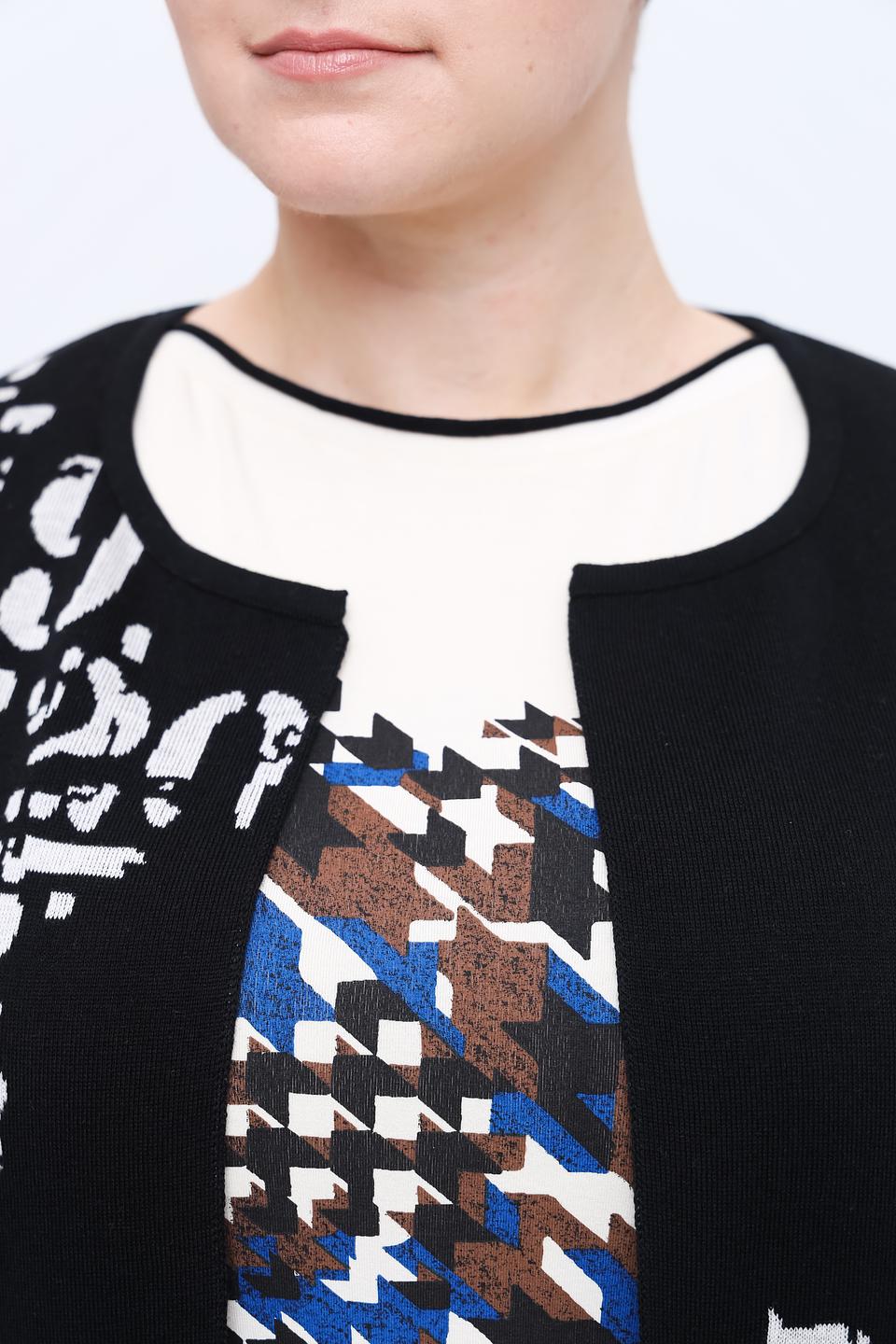 Жакет Rabe collection с принтом чёрный