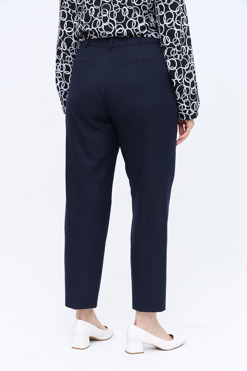 Брюки классические Lecomte темно-синие