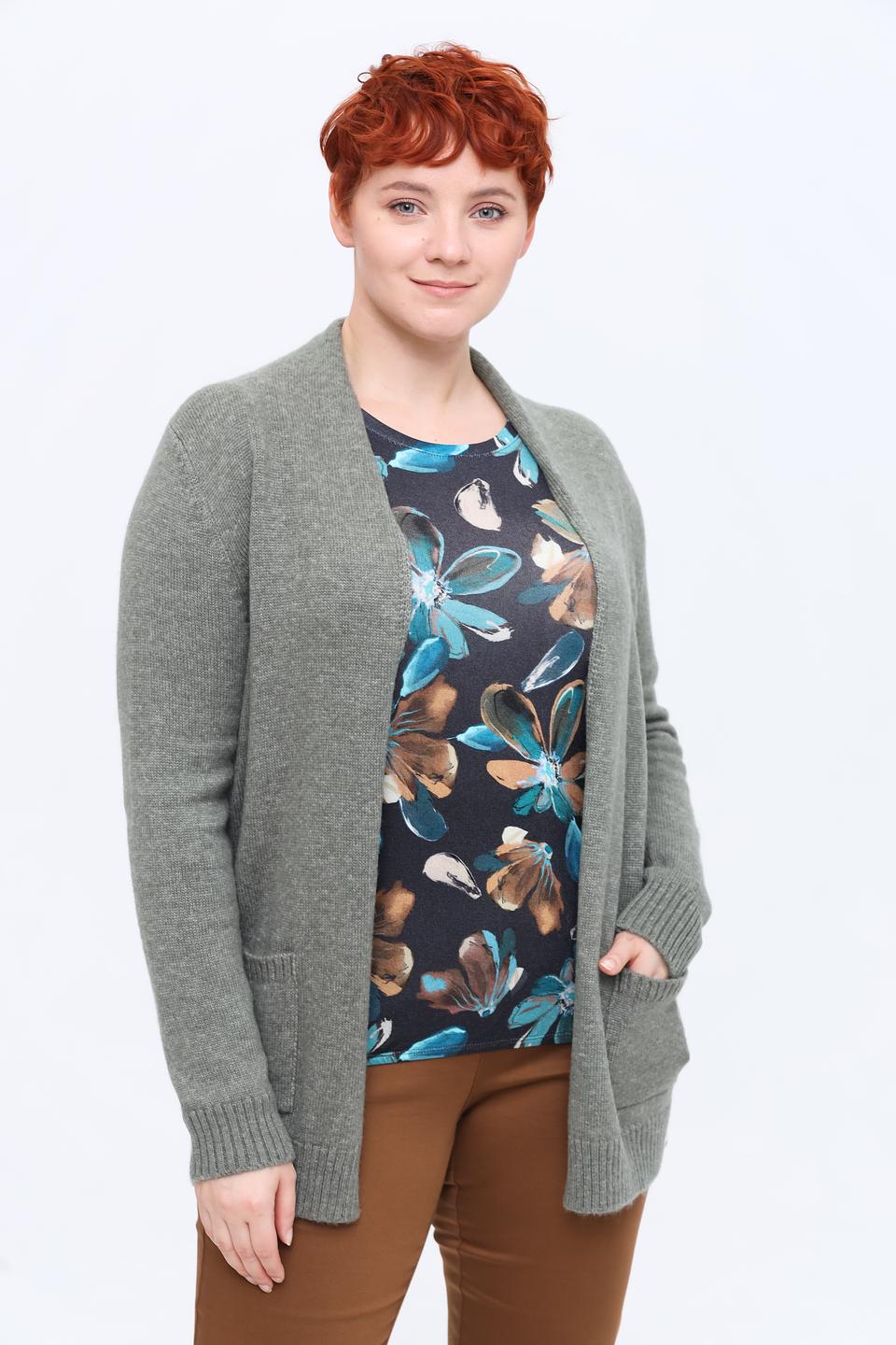 Кардиган Lebek серый