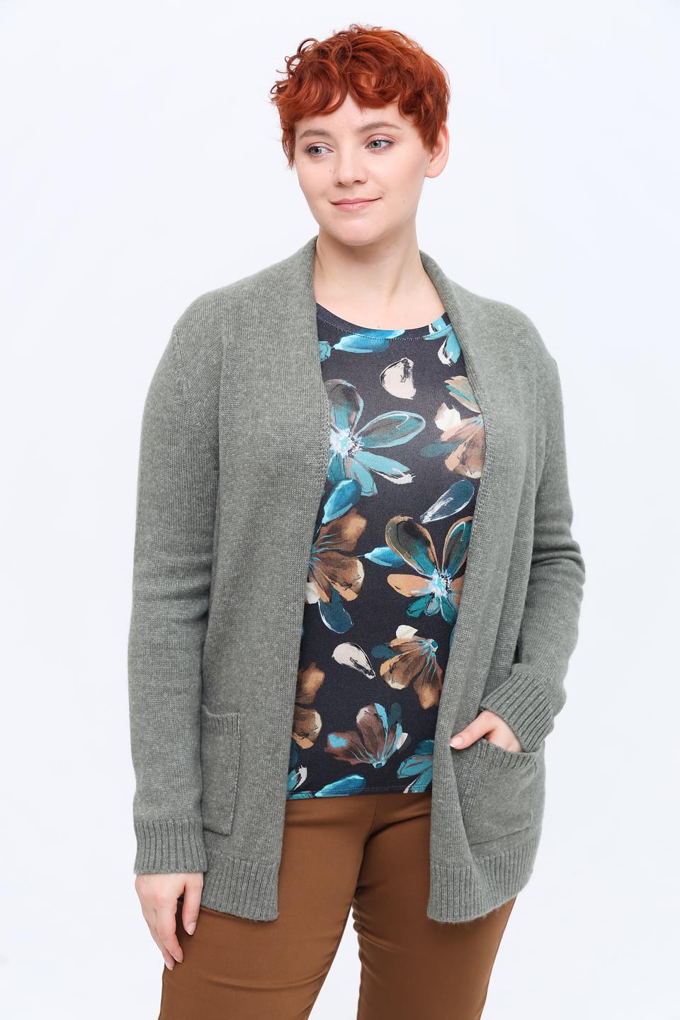 Кардиган Lebek серый