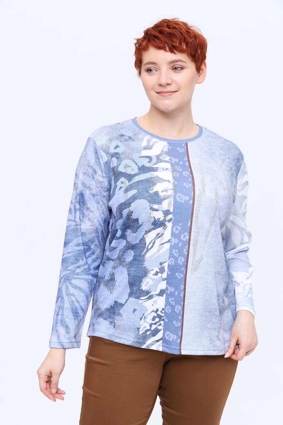 Пуловер Frank Walder с цветочным принтом