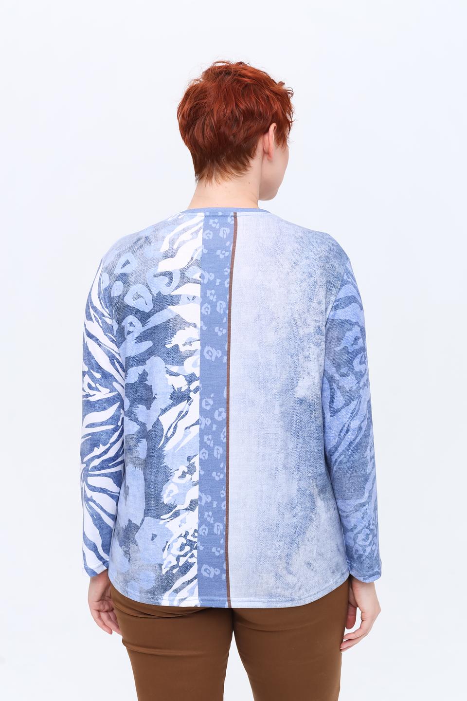 Пуловер Frank Walder с цветочным принтом