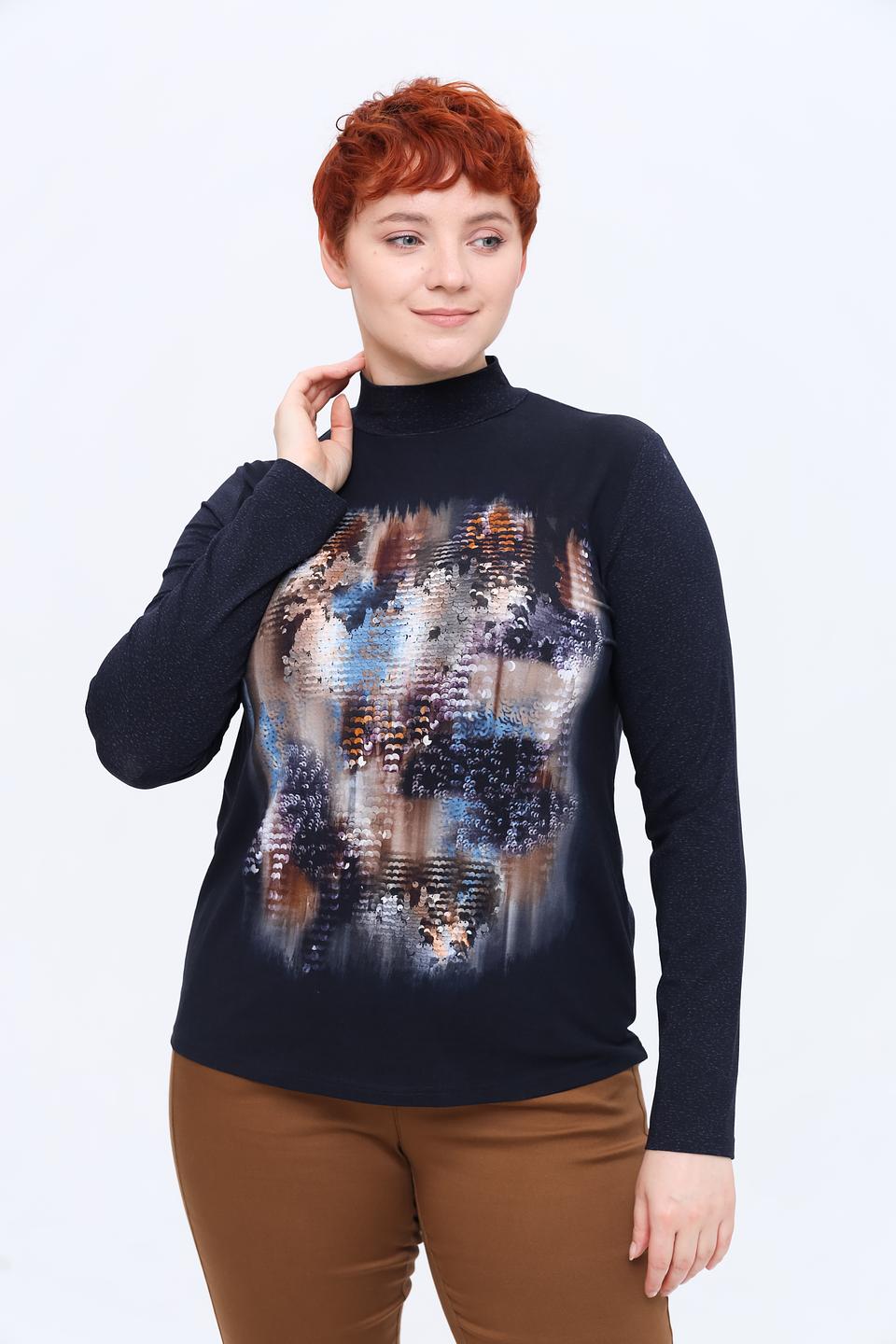 Лонгслив Frank Walder с принтом