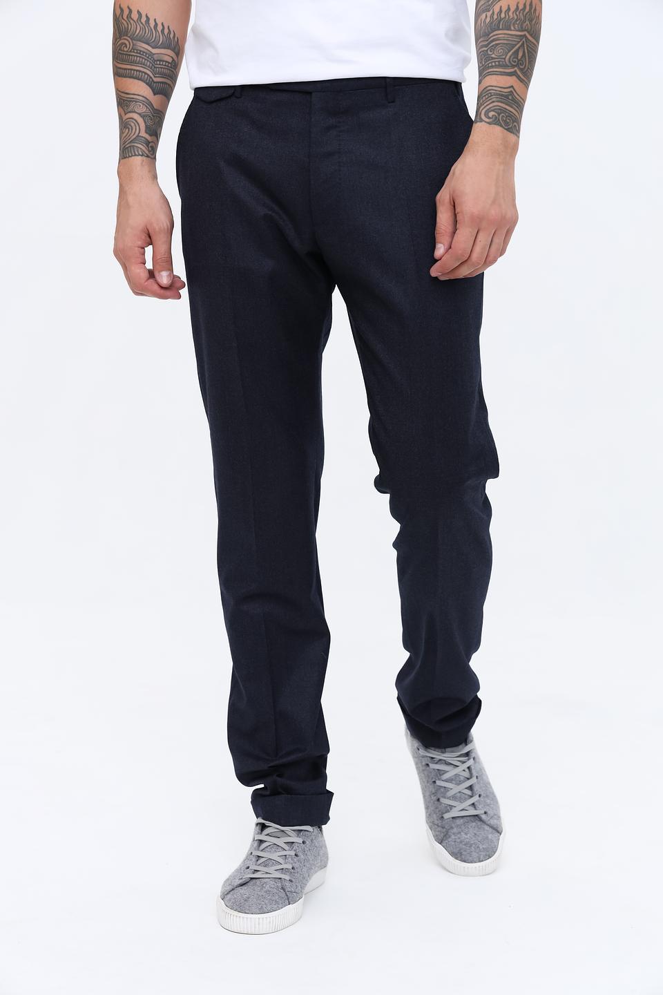 Брюки Berwich синие шерстяные