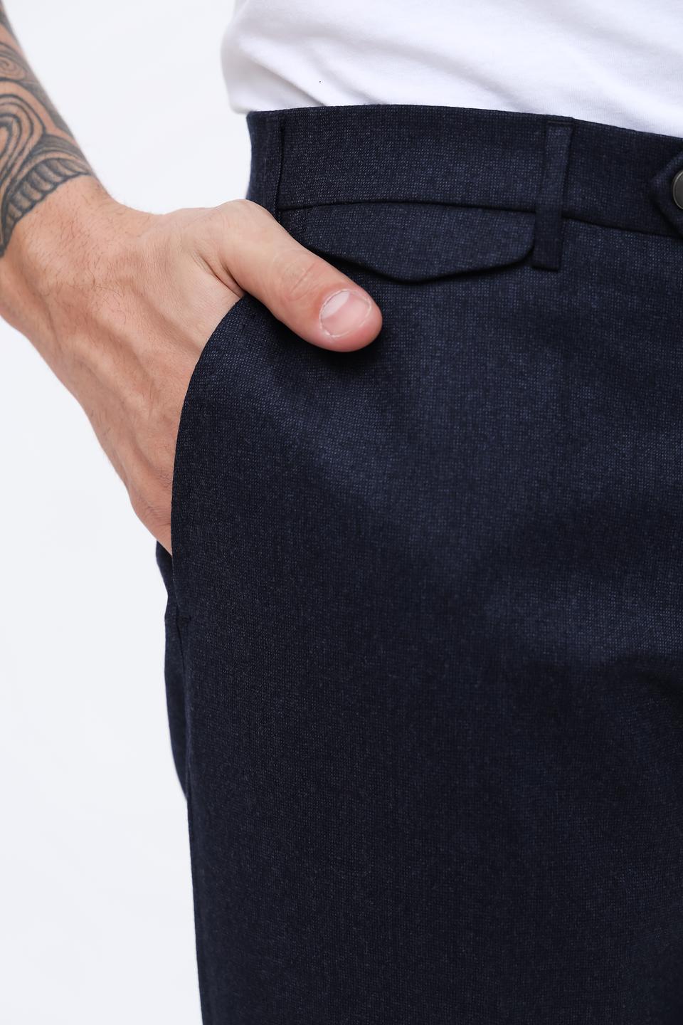 Брюки Berwich синие шерстяные