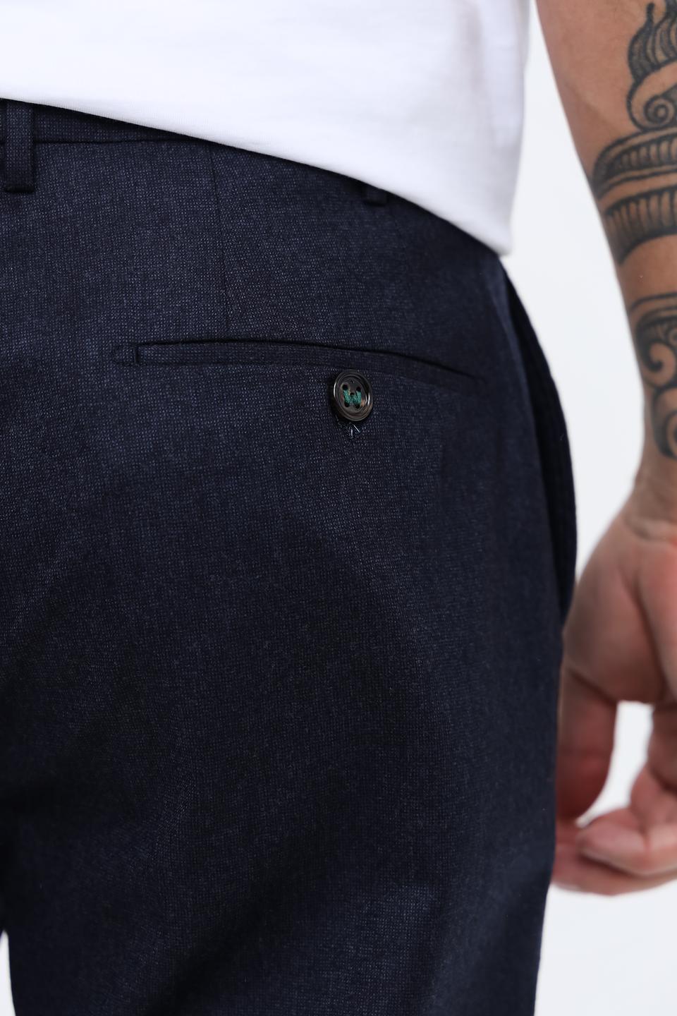 Брюки Berwich синие шерстяные