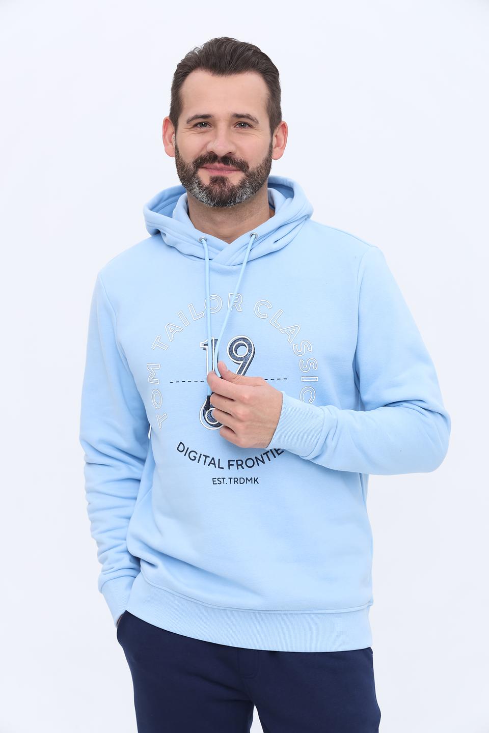 Толстовка Tom Tailor Classics голубая