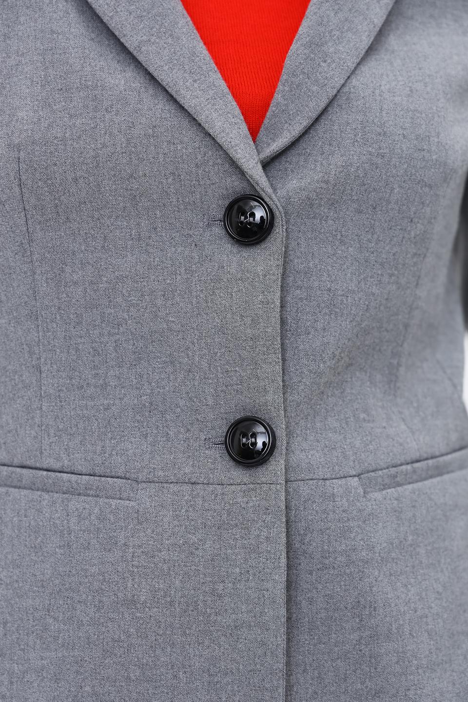 Жакет More and More серый приталенный