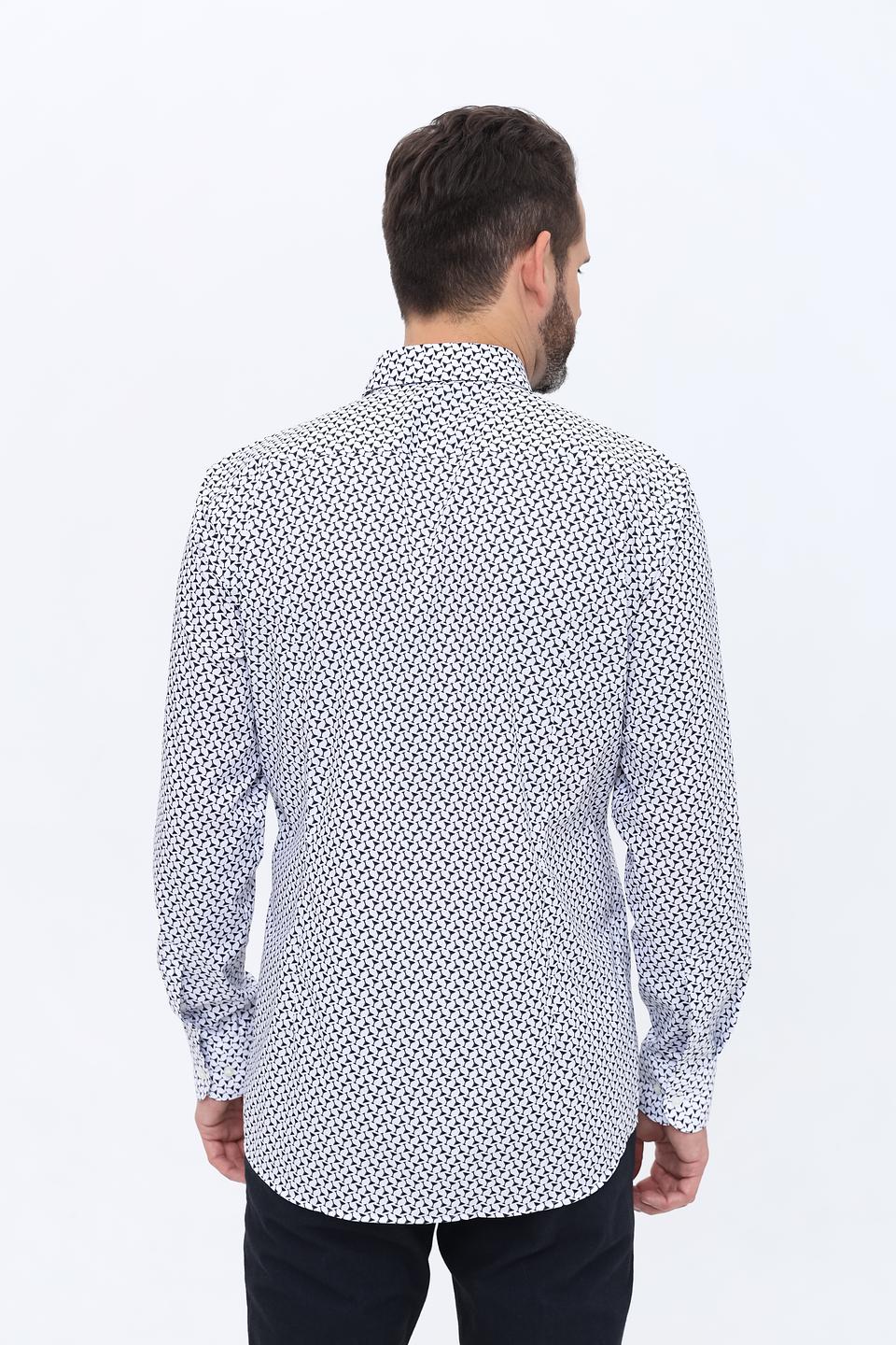 Рубашка Boss Black с принтом