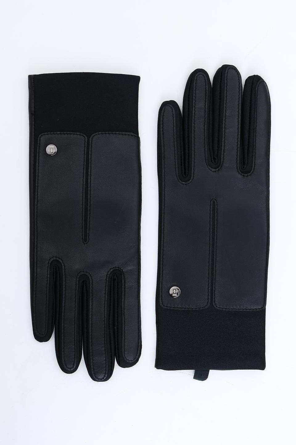 Перчатки Roeckl кожа чёрные