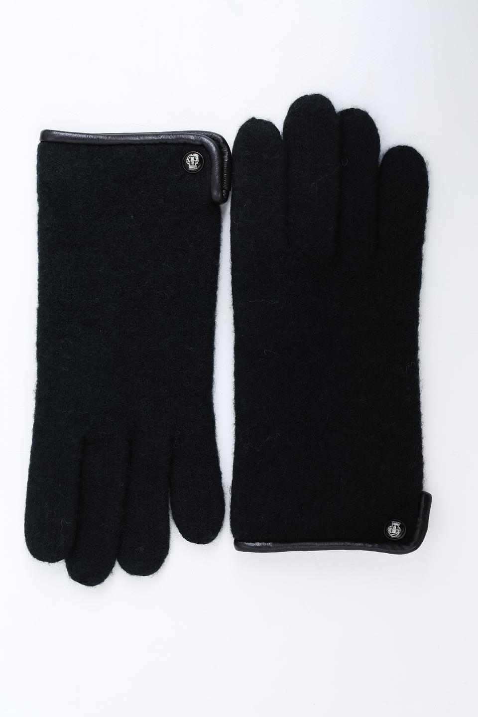 Перчатки Roeckl чёрные шерстяные