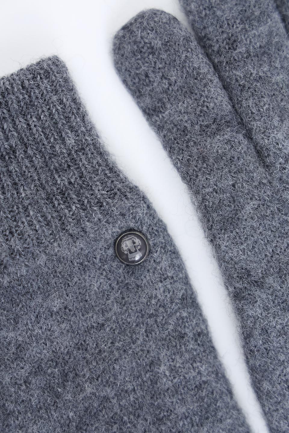 Перчатки Roeckl серые вязаные