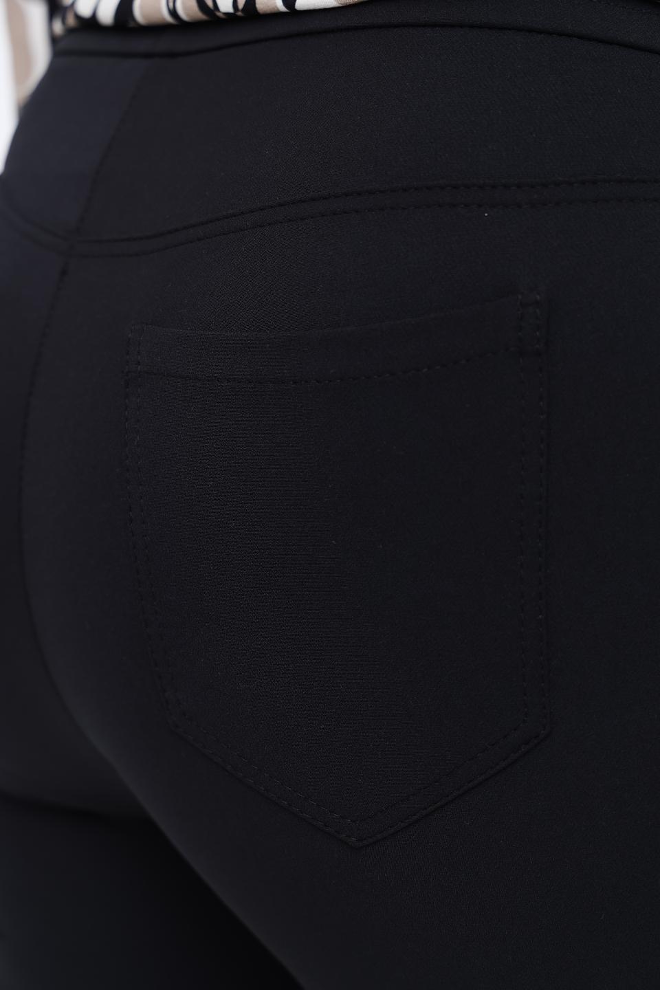 Брюки Frank Walder чёрные с поясом