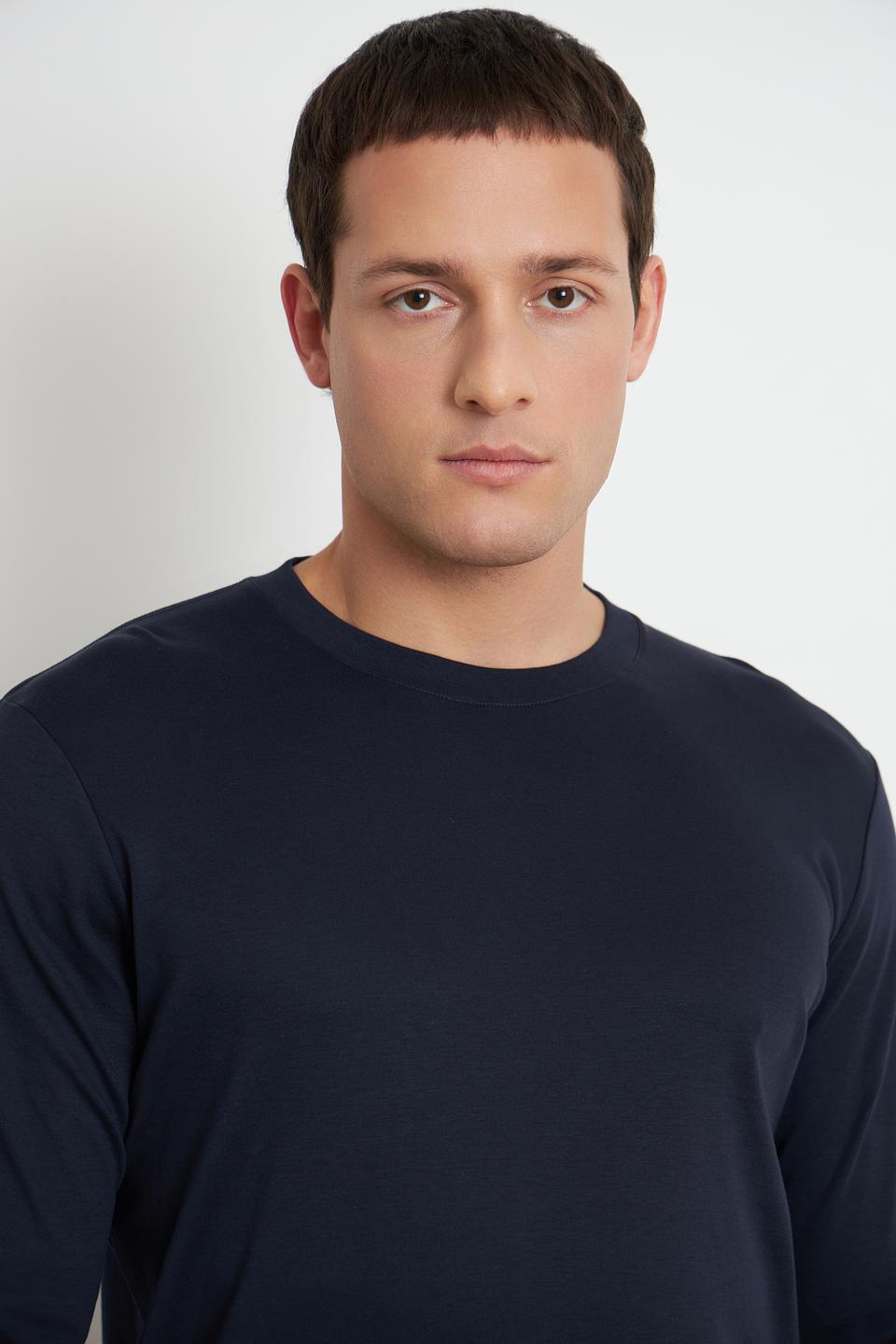 Лонгслив Ragman базовый тёмно-синий