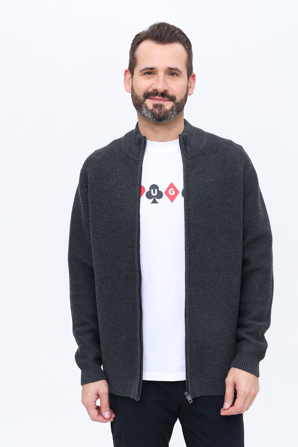 Кардиган Zhrill мужской серый