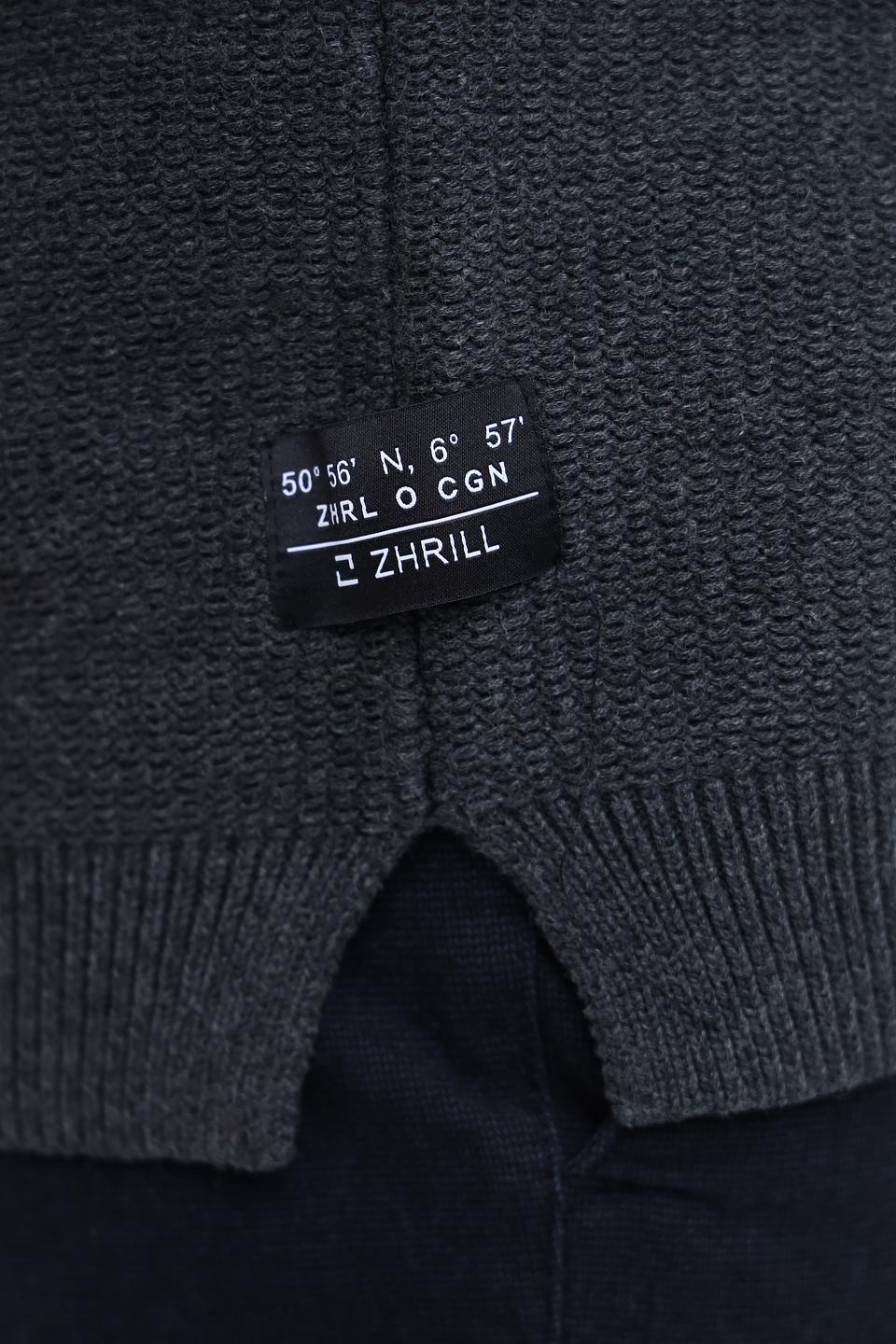 Кардиган Zhrill мужской серый