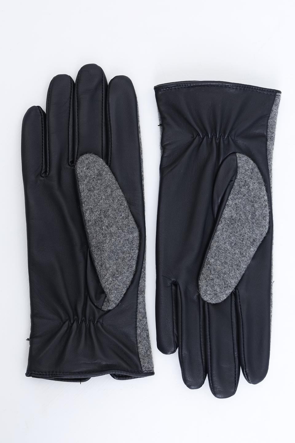 Перчатки Roeckl серые с черным