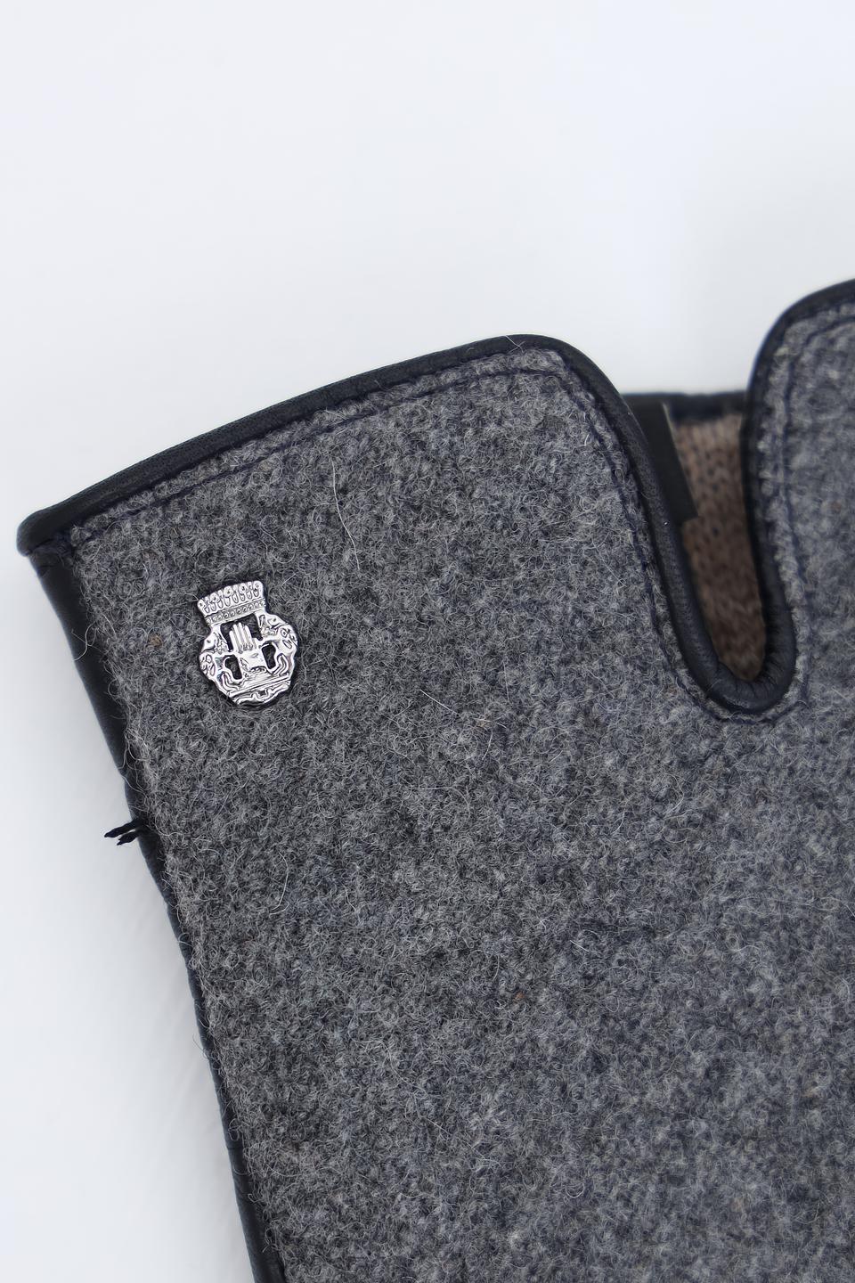 Перчатки Roeckl серые с черным