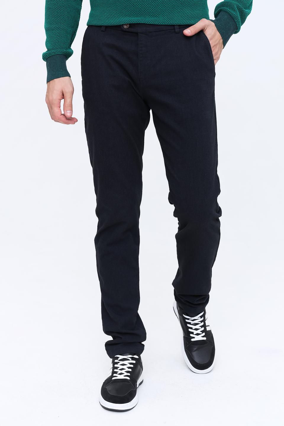 Брюки Bugatti чёрные slim fit