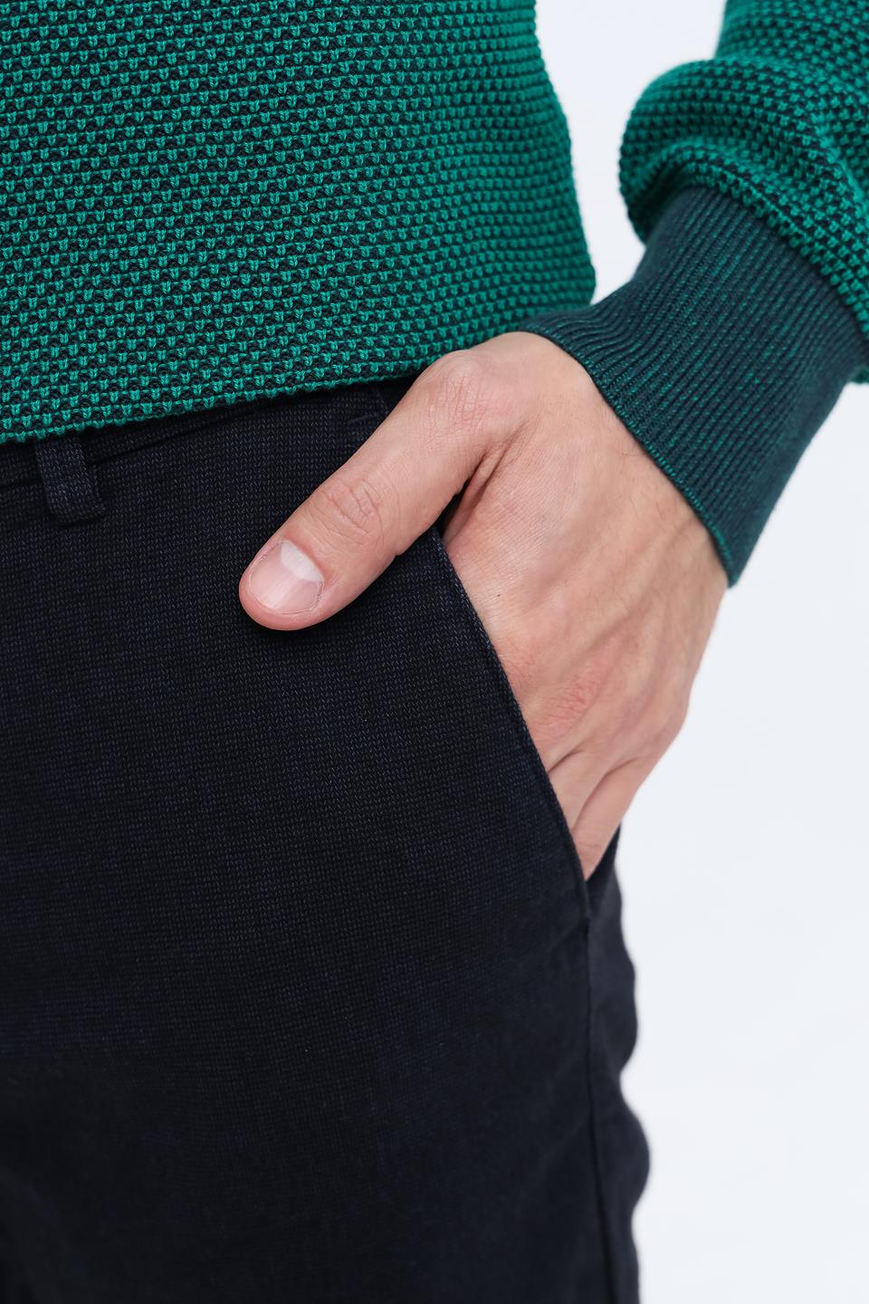 Брюки Bugatti чёрные slim fit