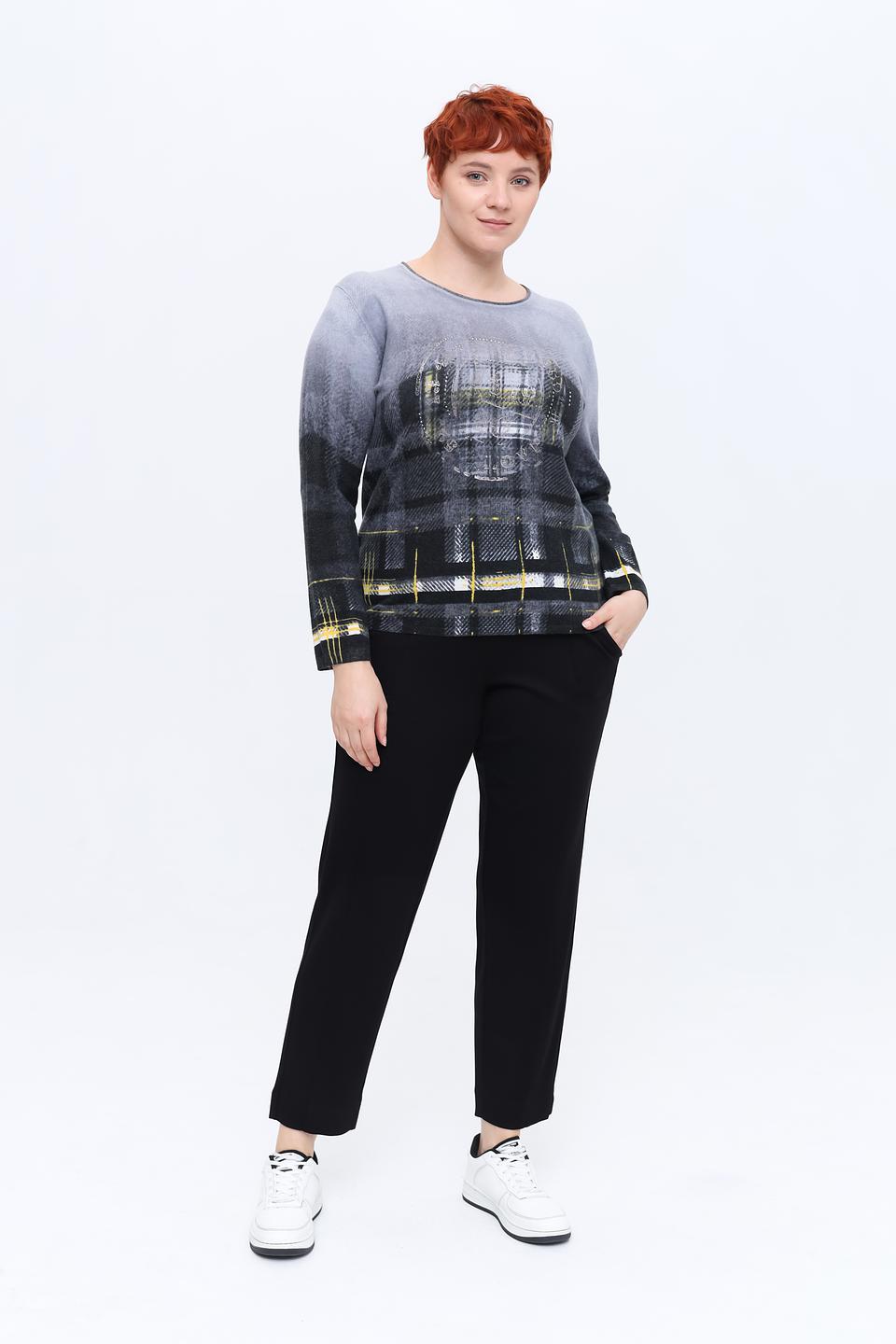 Брюки Frapp чёрные с поясом