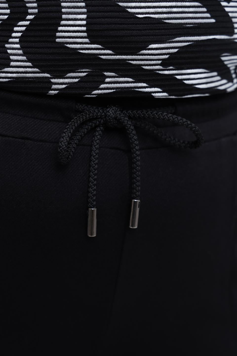 Брюки Frapp чёрные с поясом