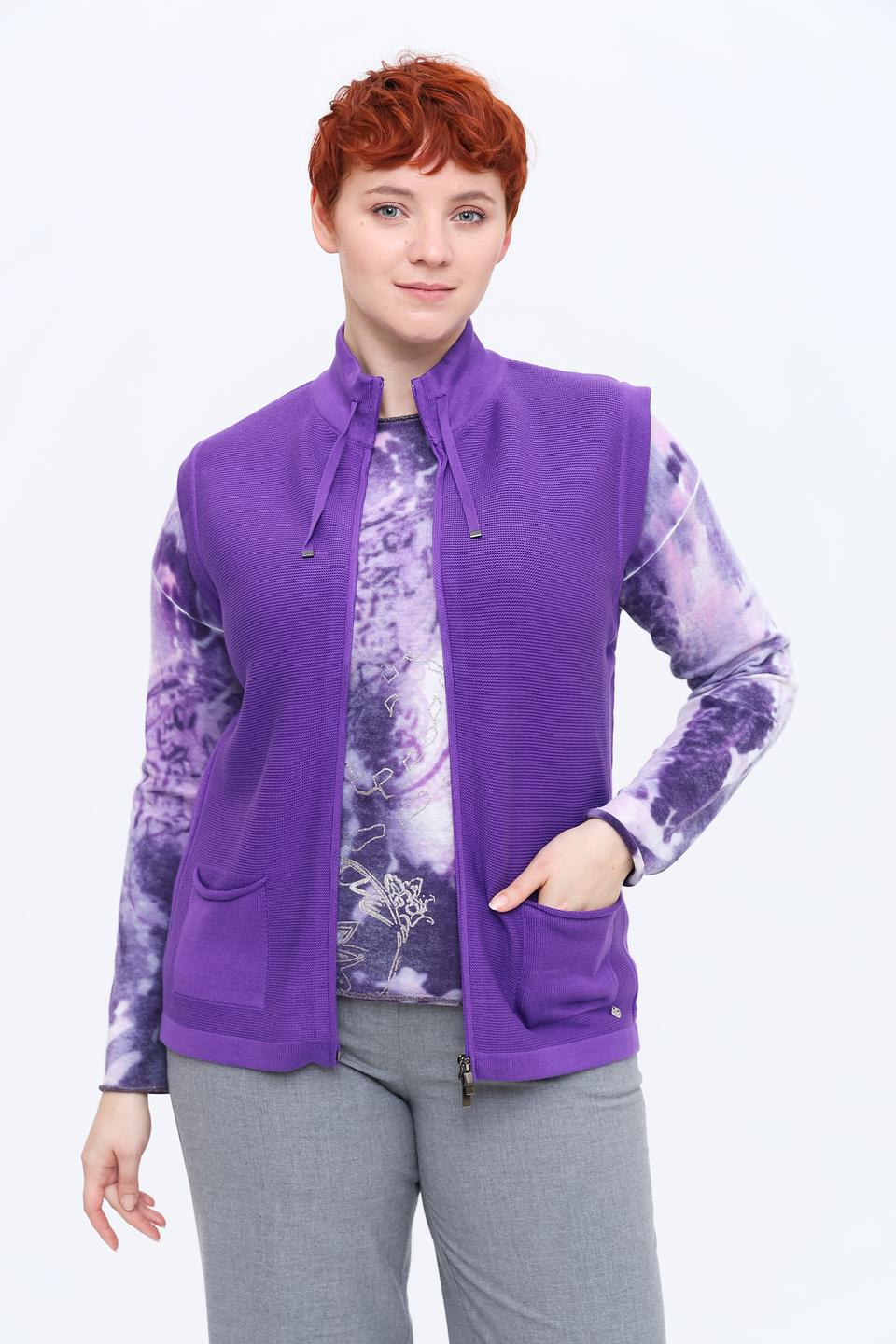 Жилет Rabe collection фиолетовый