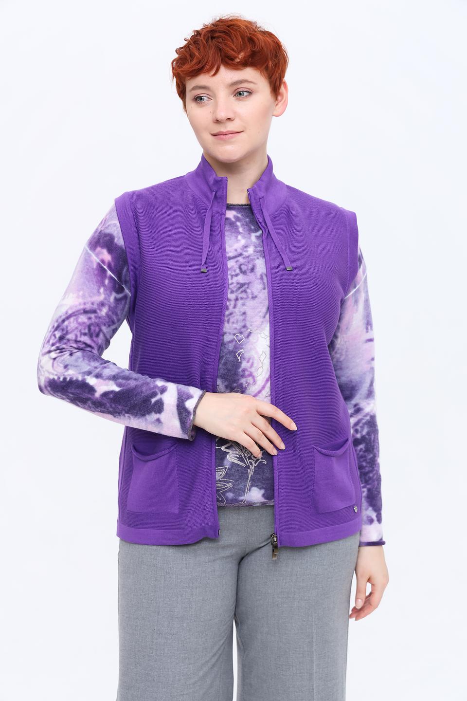 Жилет Rabe collection фиолетовый