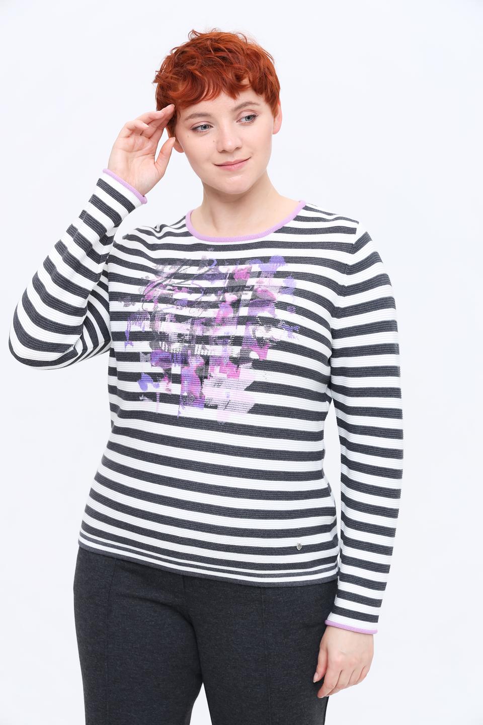 Пуловер Rabe collection в полоску