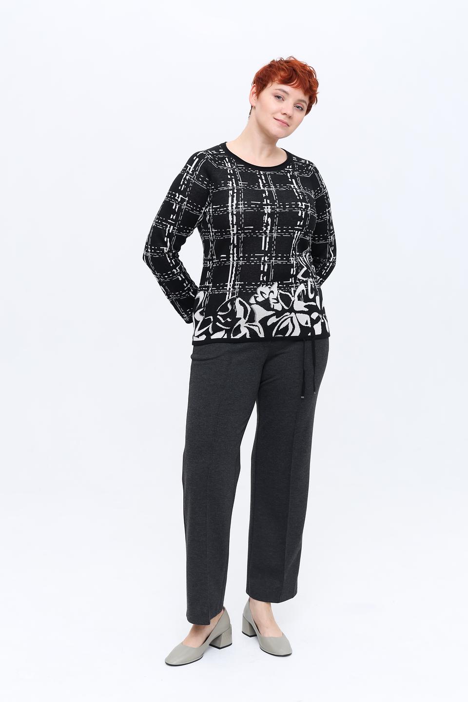 Пуловер Rabe collection в клетку