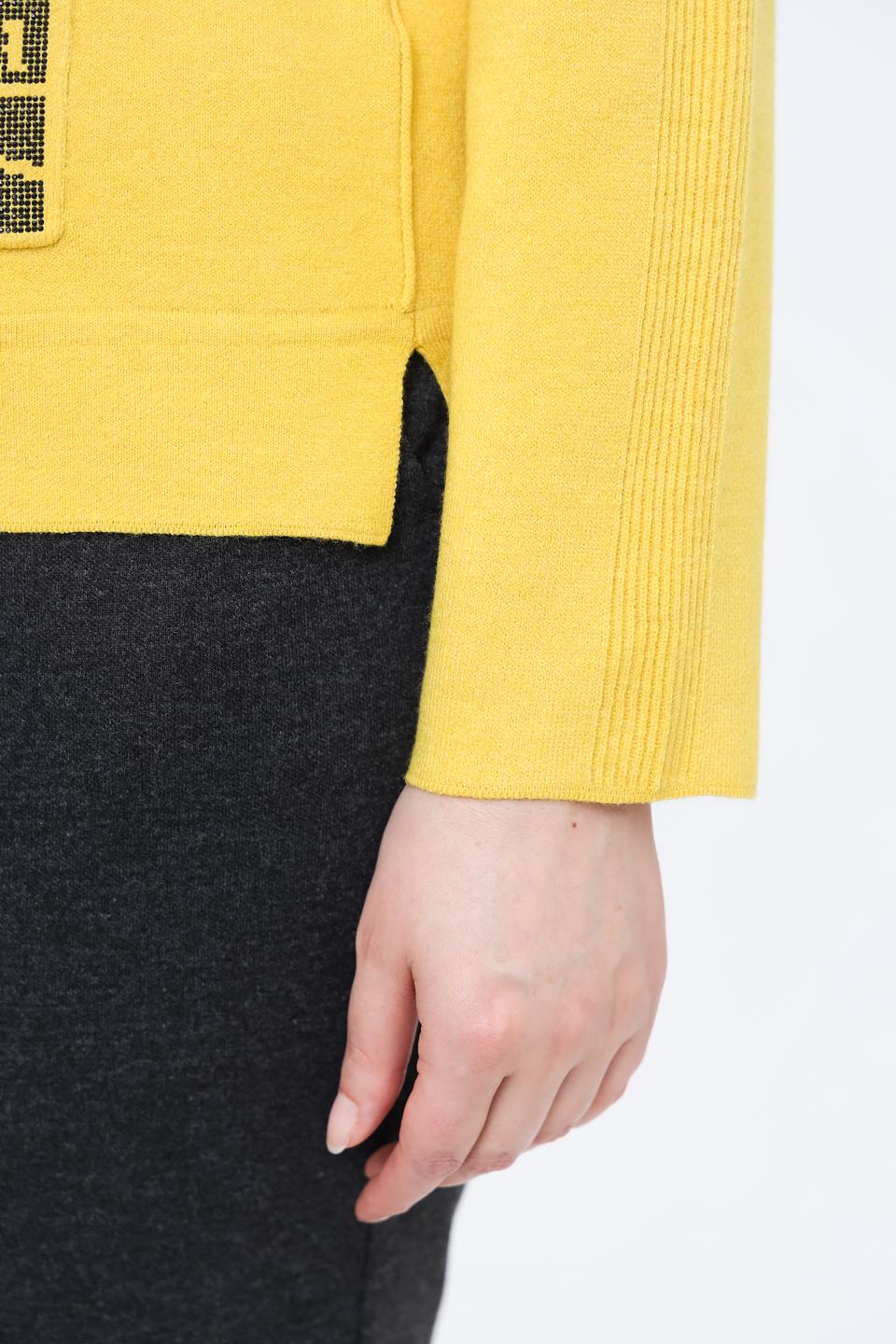 Пуловер Rabe collection горчичный