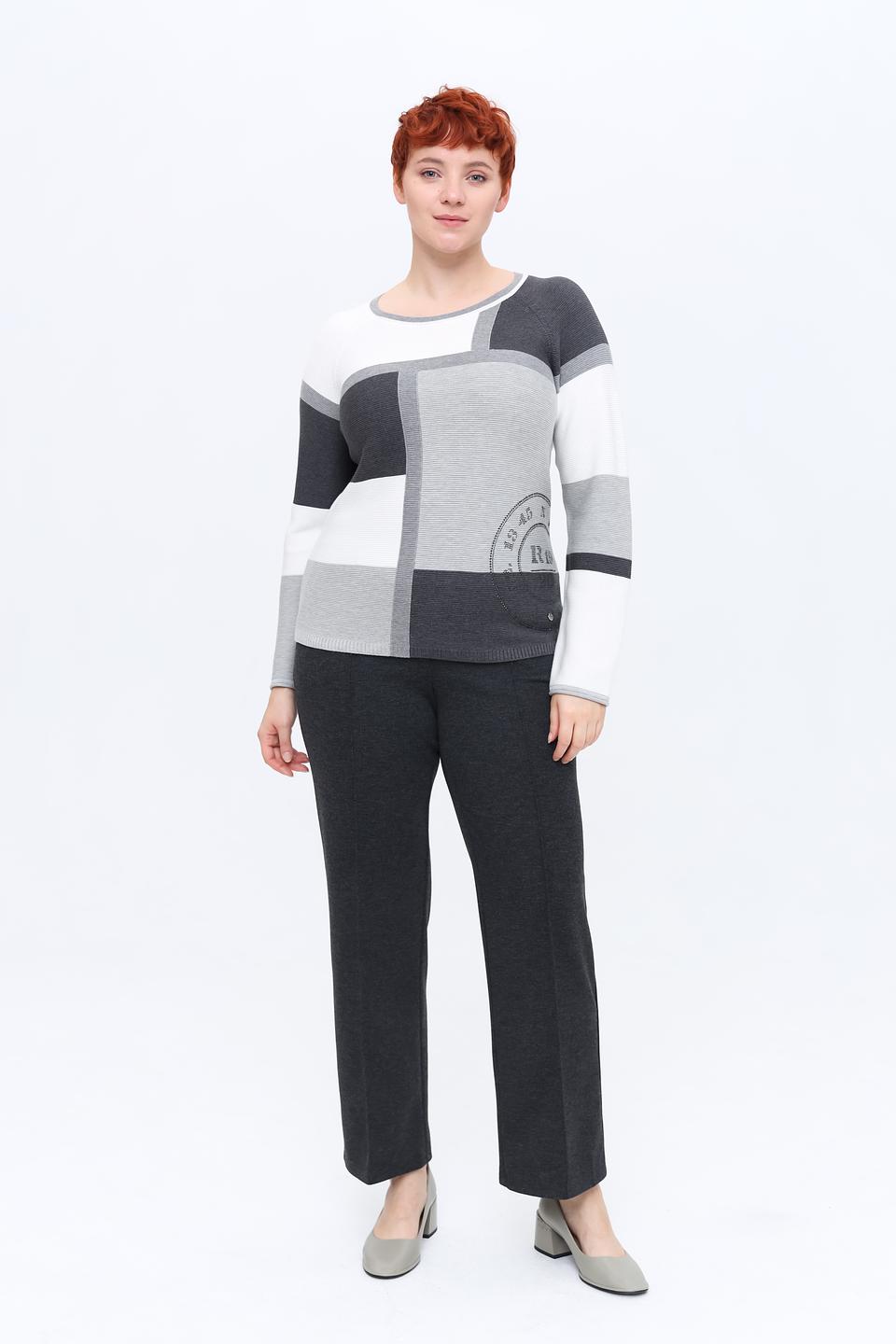 Пуловер Rabe collection в клетку