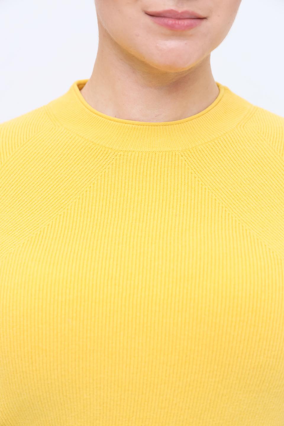 Пуловер Rabe collection жёлтый