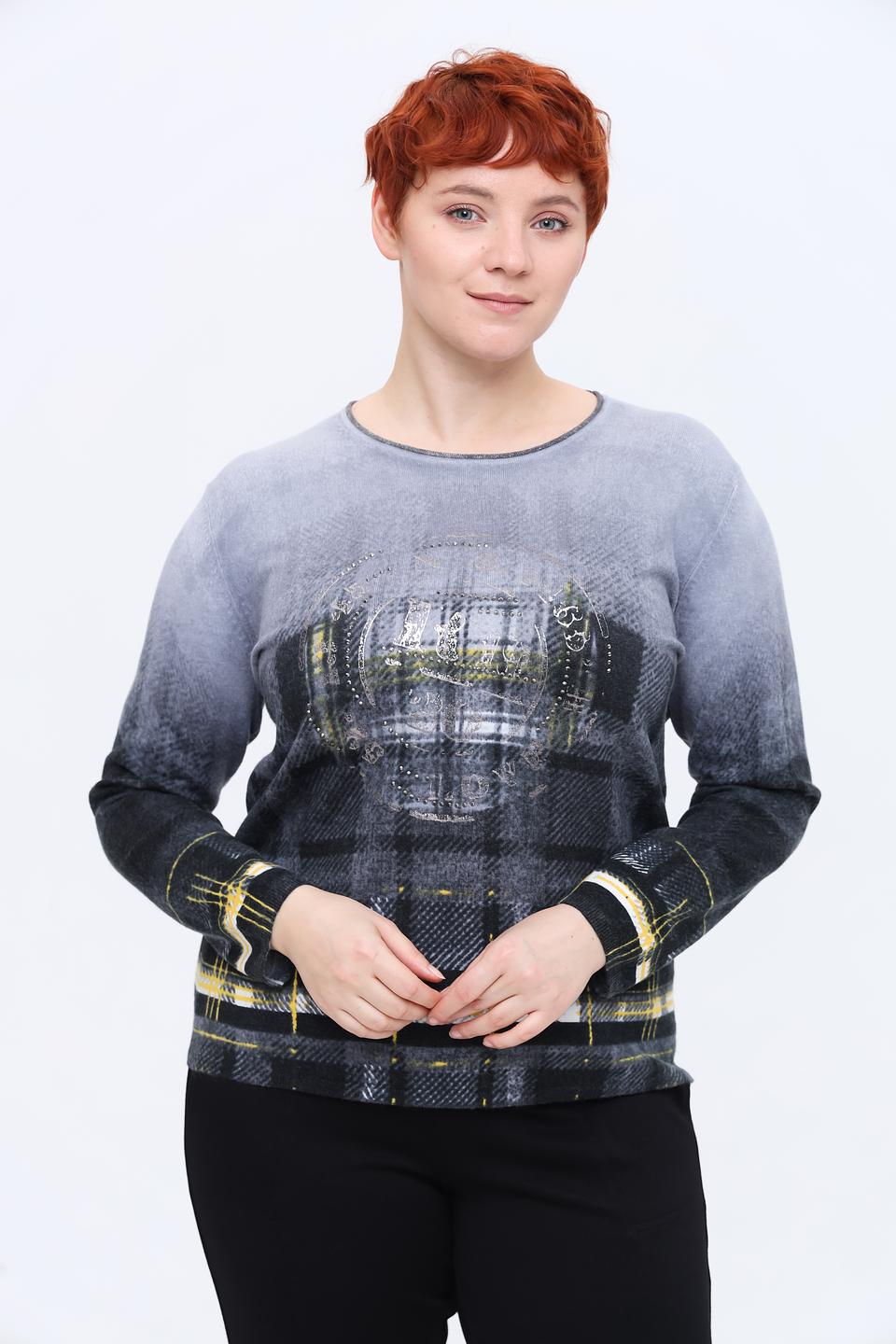 Пуловер Rabe collection в клетку