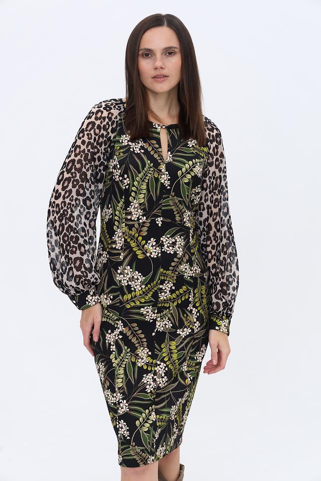 Платье Marc Cain с леопардовым принтом