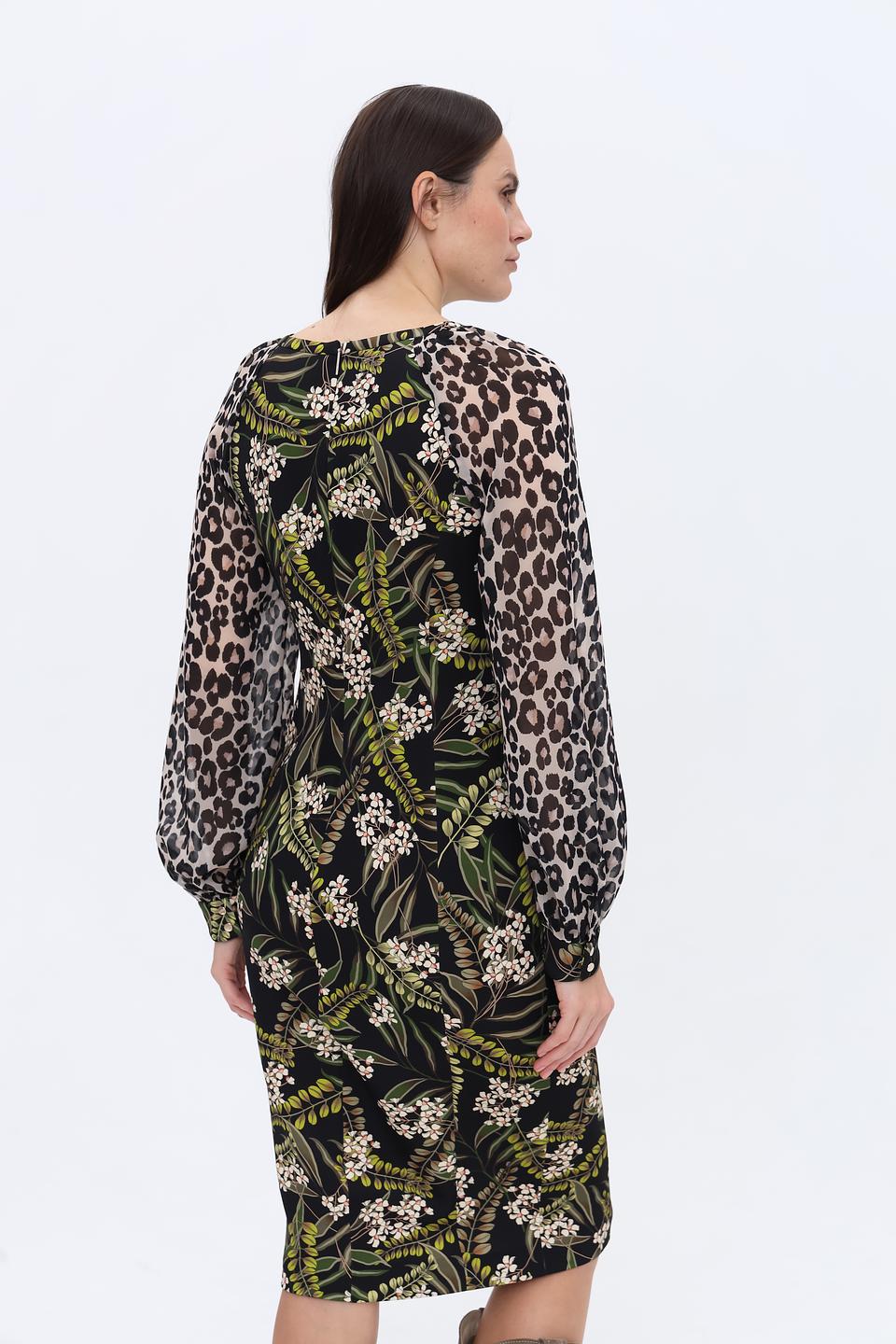 Платье Marc Cain с леопардовым принтом