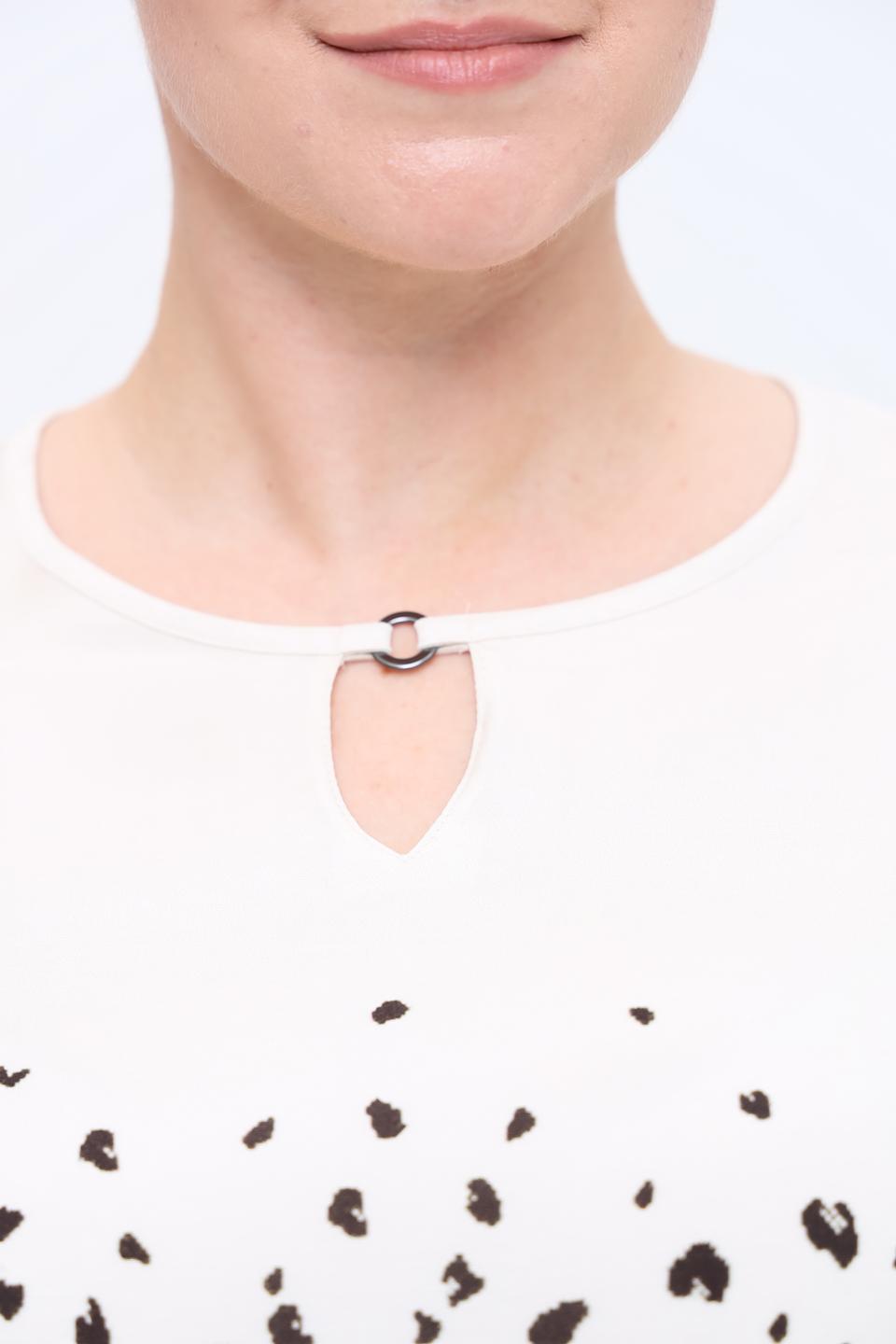 Лонгслив Frank Walder с леопардовым принтом