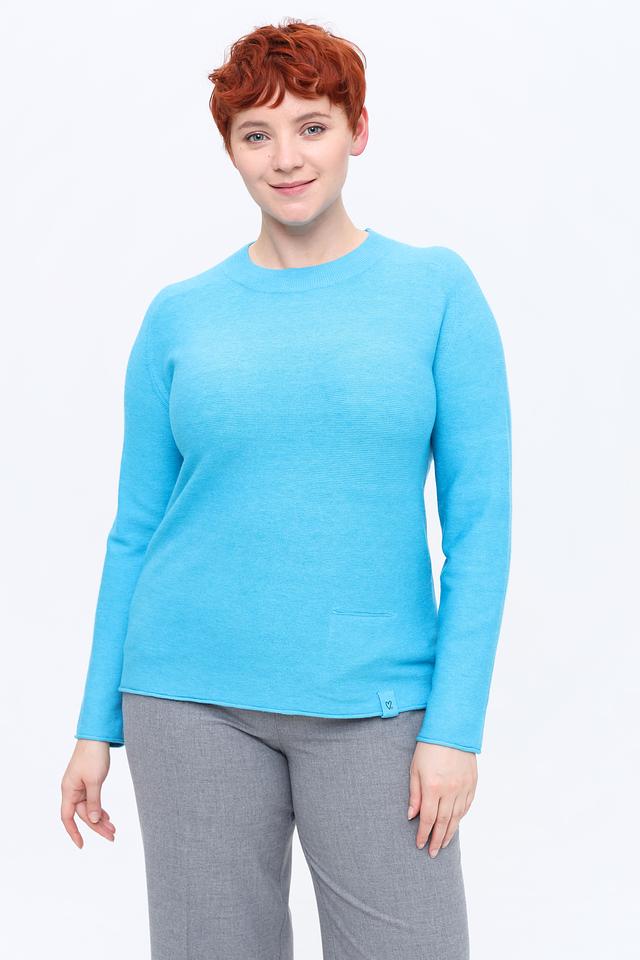 Пуловер Rabe collection бирюзовый