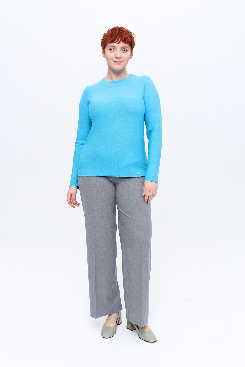 Пуловер Rabe collection бирюзовый