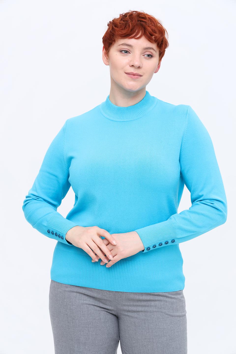 Пуловер Rabe collection бирюзовый