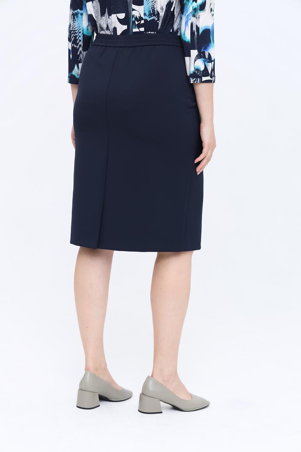 Юбка Frank Walder классическая темно-синяя