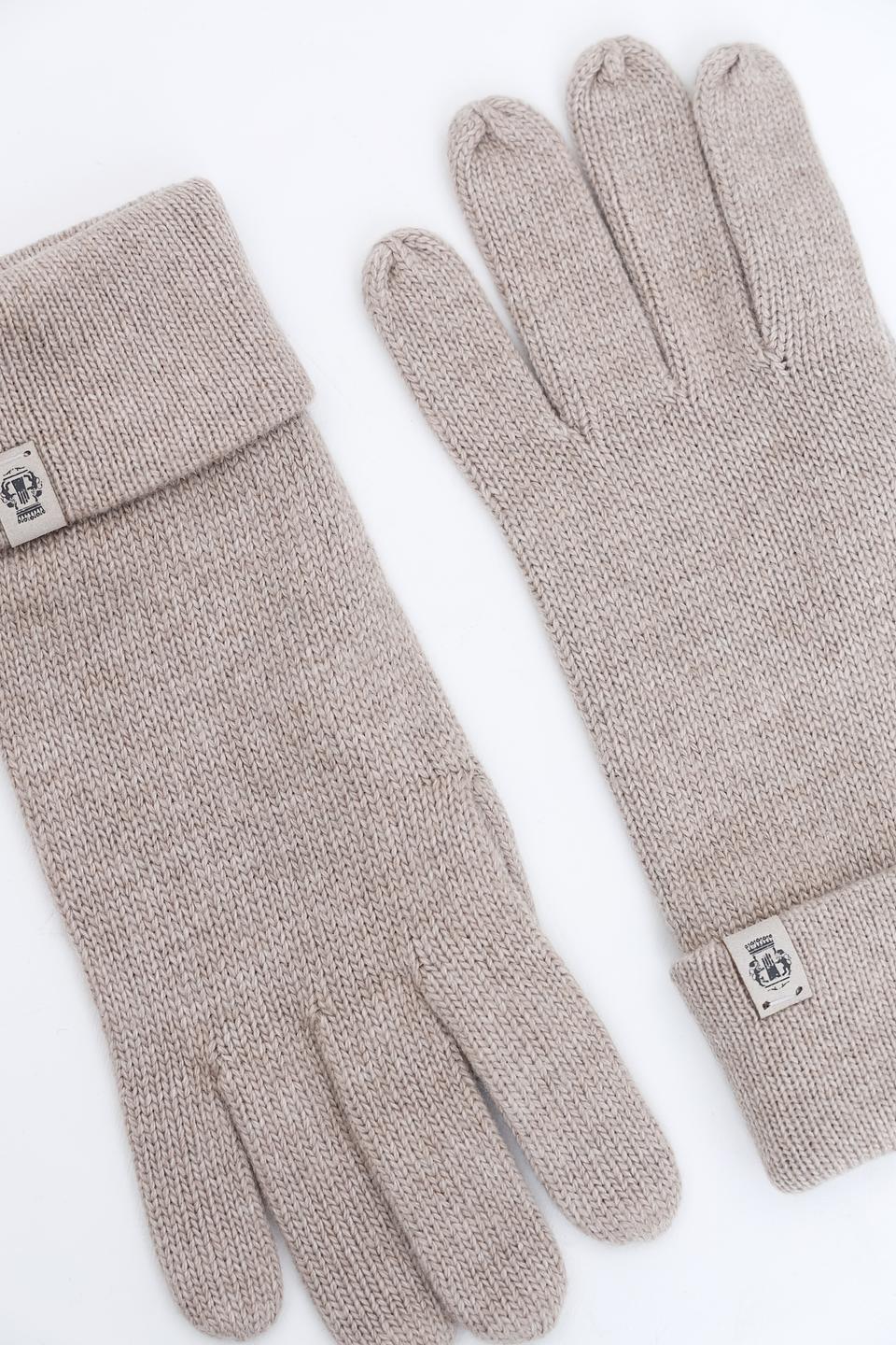 Перчатки Roeckl бежевые вязаные