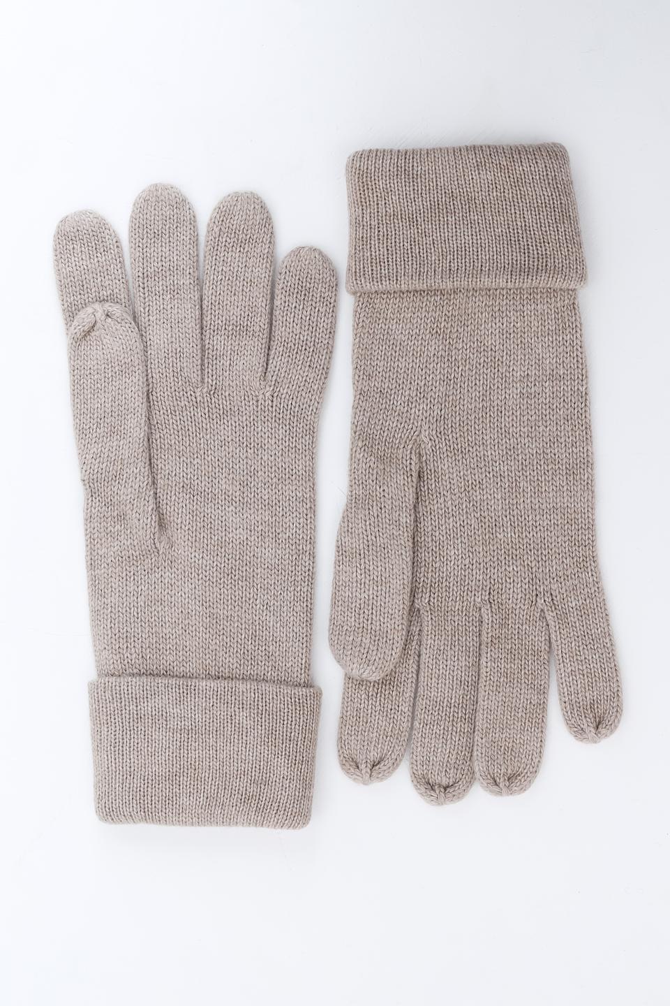 Перчатки Roeckl бежевые вязаные